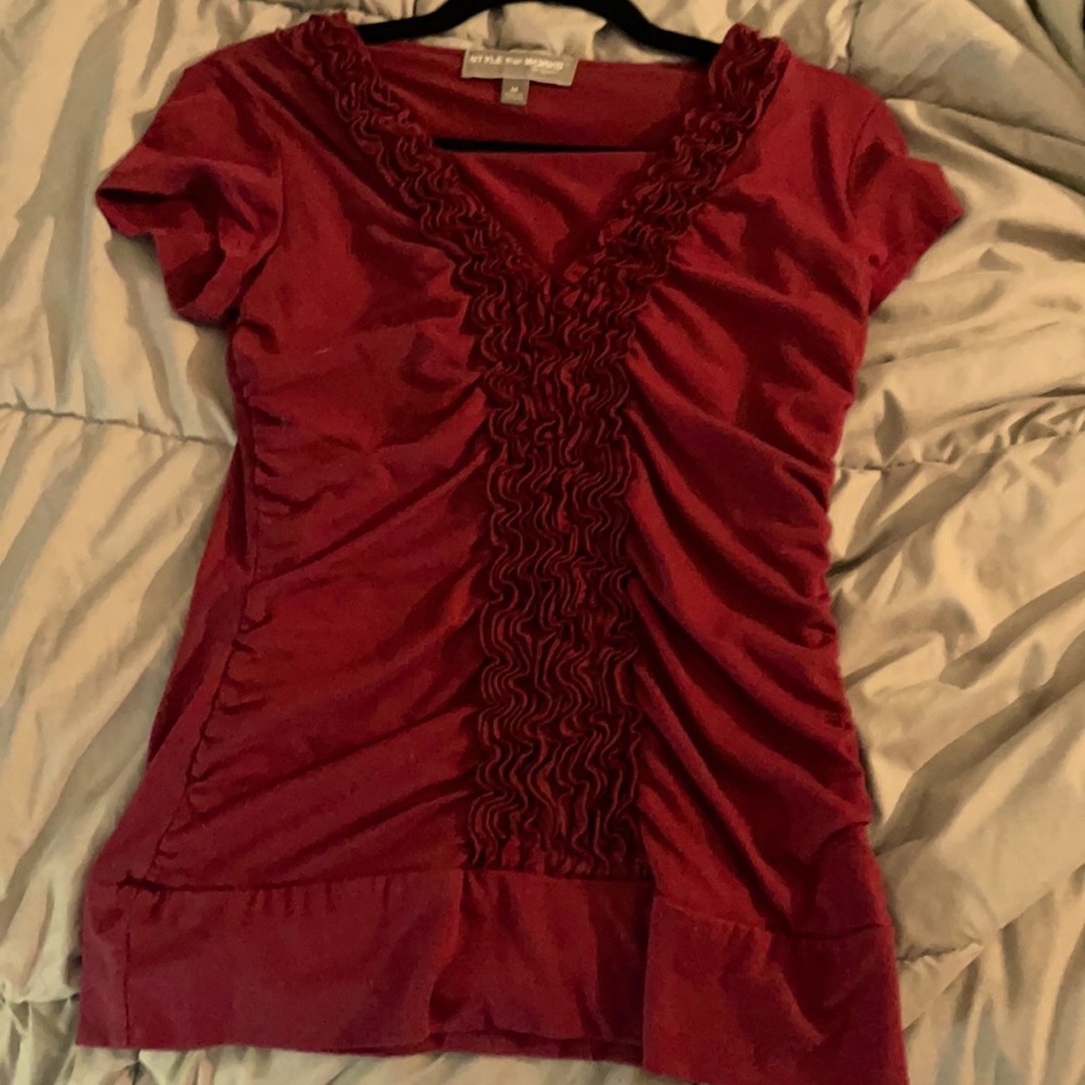 Ruffle top